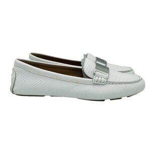 Calvin Klein Shoes Womens Size 11 White Lisette Flats Classic Comfort Loafers